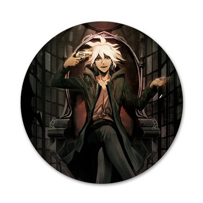Makoto Nagito Komaeda Anime Ikone Igle Dekoracija znački Broševi Metalne značke za odjeću Dekoracija ruksaka 58 mm