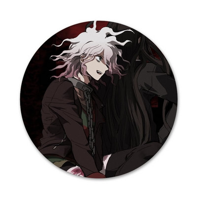 Makoto Nagito Komaeda Anime Ikone Igle Dekoracija znački Broševi Metalne značke za odjeću Dekoracija ruksaka 58 mm