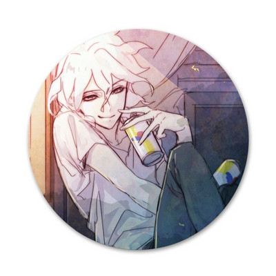 Makoto Nagito Komaeda Anime Ikone Igle Dekoracija znački Broševi Metalne značke za odjeću Dekoracija ruksaka 58 mm