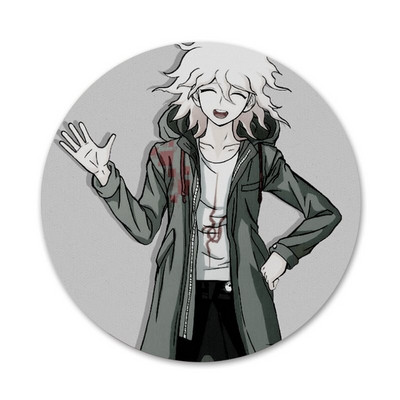 Makoto Nagito Komaeda Anime Ikone Igle Dekoracija znački Broševi Metalne značke za odjeću Dekoracija ruksaka 58 mm