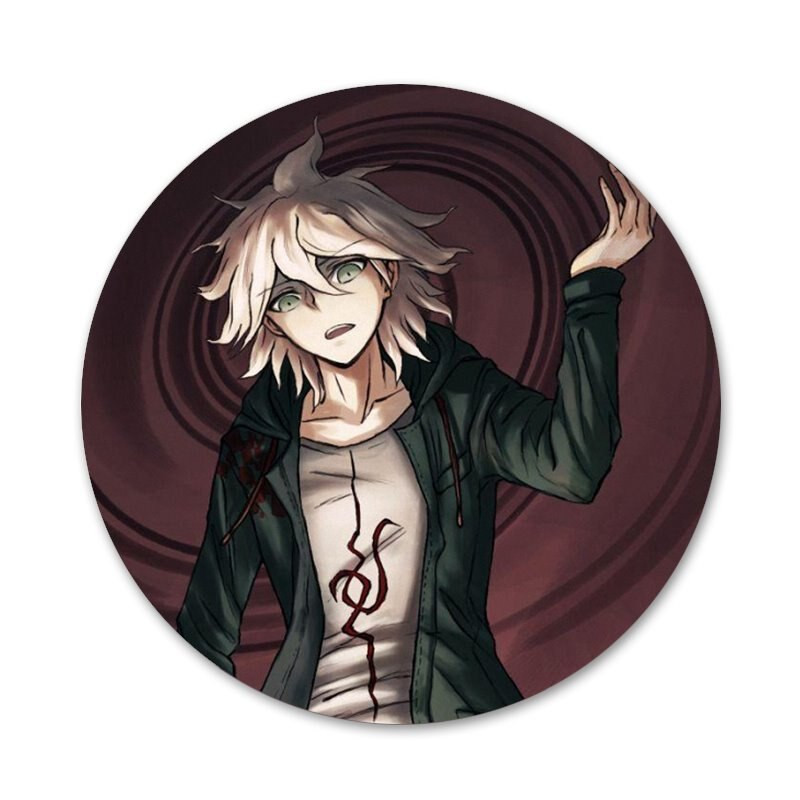 Makoto Nagito Komaeda Anime Ikone Igle Dekoracija znački Broševi Metalne značke za odjeću Dekoracija ruksaka 58 mm