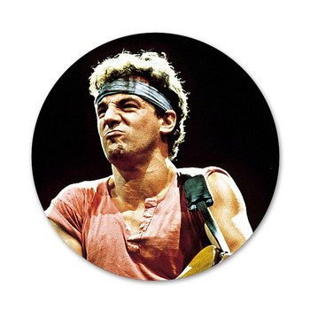 Bruce Springsteen Thunder Road Icons Pins Декорация на значка Брошки Метални значки за дрехи Декорация на раница 58 мм