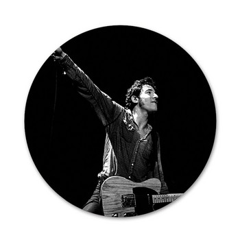 Bruce Springsteen Thunder Road Icons Pins Декорация на значка Брошки Метални значки за дрехи Декорация на раница 58 мм