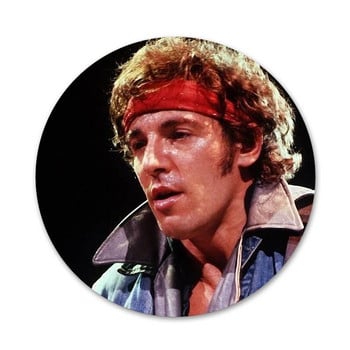 Bruce Springsteen Thunder Road Icons Pins Декорация на значка Брошки Метални значки за дрехи Декорация на раница 58 мм