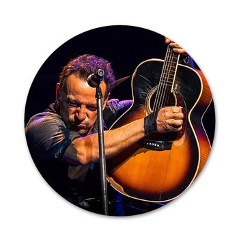 Bruce Springsteen Thunder Road Icons Pins Декорация на значка Брошки Метални значки за дрехи Декорация на раница 58 мм