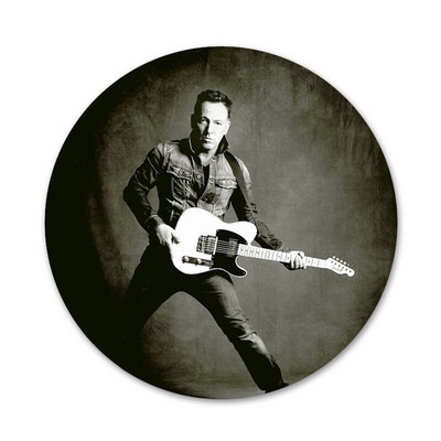 Bruce'as Springsteenas Thunder Road piktogramos Smeigtukai Ženkliuko dekoravimas Sagės Metaliniai ženkleliai drabužiams Kuprinės puošimas 58mm