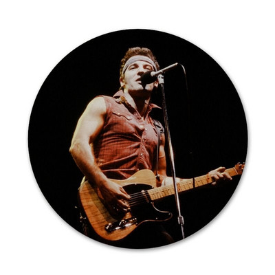 Bruce'as Springsteenas Thunder Road piktogramos Smeigtukai Ženkliuko dekoravimas Sagės Metaliniai ženkleliai drabužiams Kuprinės puošimas 58mm