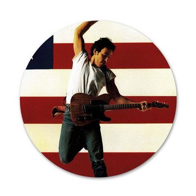 Bruce'as Springsteenas Thunder Road piktogramos Smeigtukai Ženkliuko dekoravimas Sagės Metaliniai ženkleliai drabužiams Kuprinės puošimas 58mm