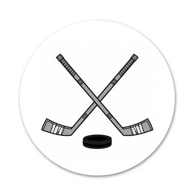 Παγοδρόμιο χόκεϊ επί πάγου Αθλητισμός Mom Pained Badge καρφίτσα καρφίτσα Αξεσουάρ για ρούχα Δώρο διακόσμηση σακίδιο πλάτης