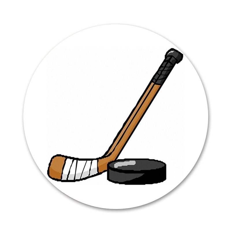 Παγοδρόμιο χόκεϊ επί πάγου Αθλητισμός Mom Pained Badge καρφίτσα καρφίτσα Αξεσουάρ για ρούχα Δώρο διακόσμηση σακίδιο πλάτης