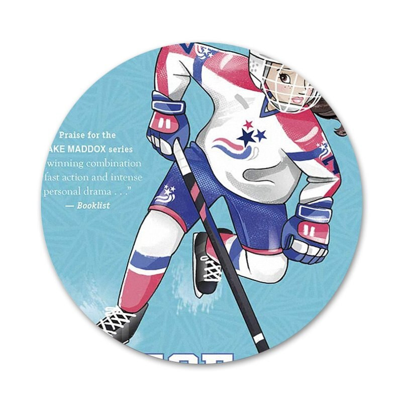 Παγοδρόμιο χόκεϊ επί πάγου Αθλητισμός Mom Pained Badge καρφίτσα καρφίτσα Αξεσουάρ για ρούχα Δώρο διακόσμηση σακίδιο πλάτης