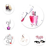 Prekrasan lak za nokte Emajl Boja Značka Broš Igla Dodaci za odjeću Ruksak Dekoracija poklon