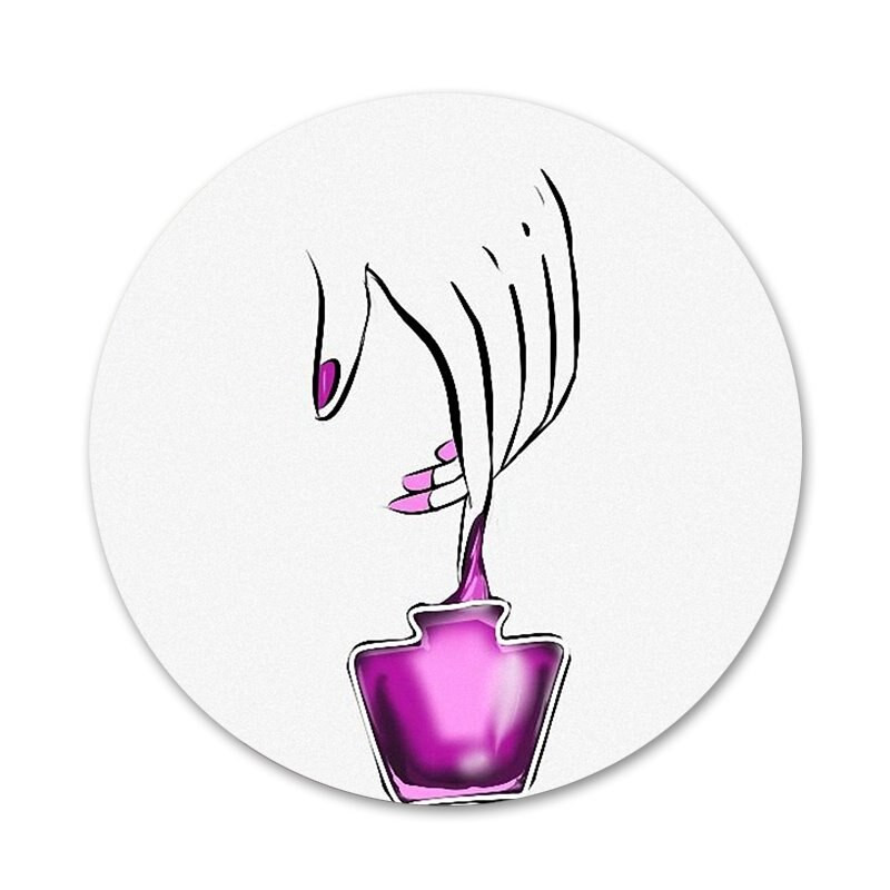 Prekrasan lak za nokte Emajl Boja Značka Broš Igla Dodaci za odjeću Ruksak Dekoracija poklon