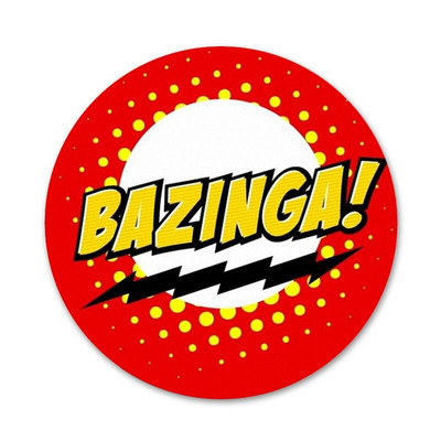 The Big Bang Theory crna značka broš igla dodaci za odjeću ruksak ukras dar 58 mm