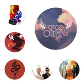 58 mm „Good Omen“ ženklelis Sagės smeigtukai Priedai drabužiams Kuprinės papuošimo dovana