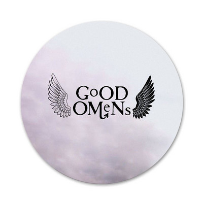 58 mm „Good Omen“ ženklelis Sagės smeigtukai Priedai drabužiams Kuprinės papuošimo dovana