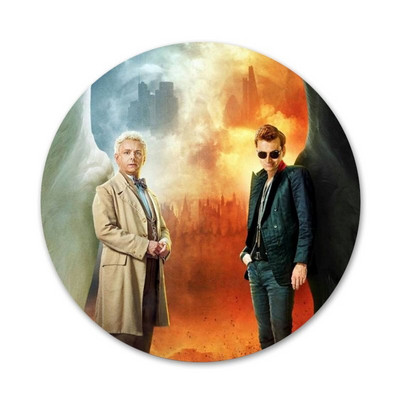 58 mm „Good Omen“ ženklelis Sagės smeigtukai Priedai drabužiams Kuprinės papuošimo dovana