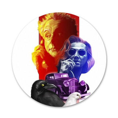 58 mm „Good Omen“ ženklelis Sagės smeigtukai Priedai drabužiams Kuprinės papuošimo dovana