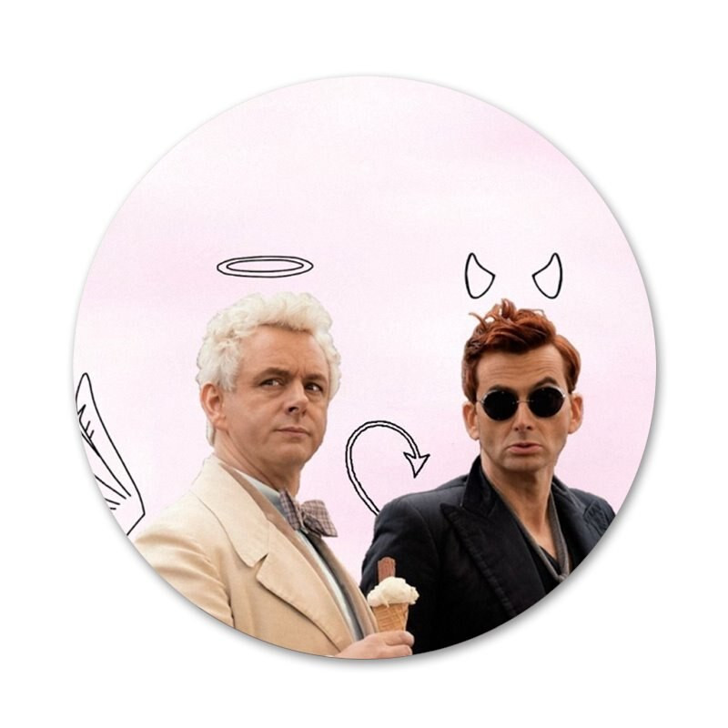 58 mm „Good Omen“ ženklelis Sagės smeigtukai Priedai drabužiams Kuprinės papuošimo dovana