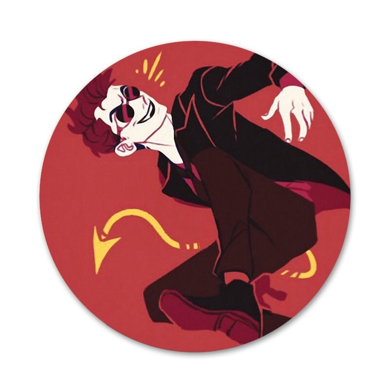 58 mm „Good Omen“ ženklelis Sagės smeigtukai Priedai drabužiams Kuprinės papuošimo dovana