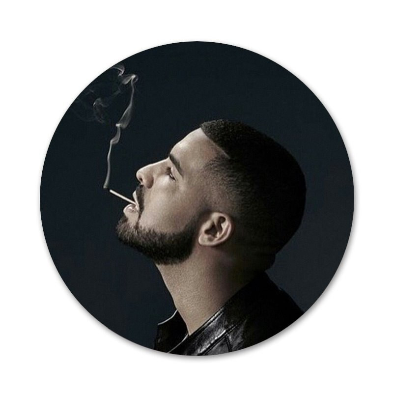 Rapper Drake Ikone Igle Dekoracija znački Broševi Metalne značke za ukrašavanje ruksaka