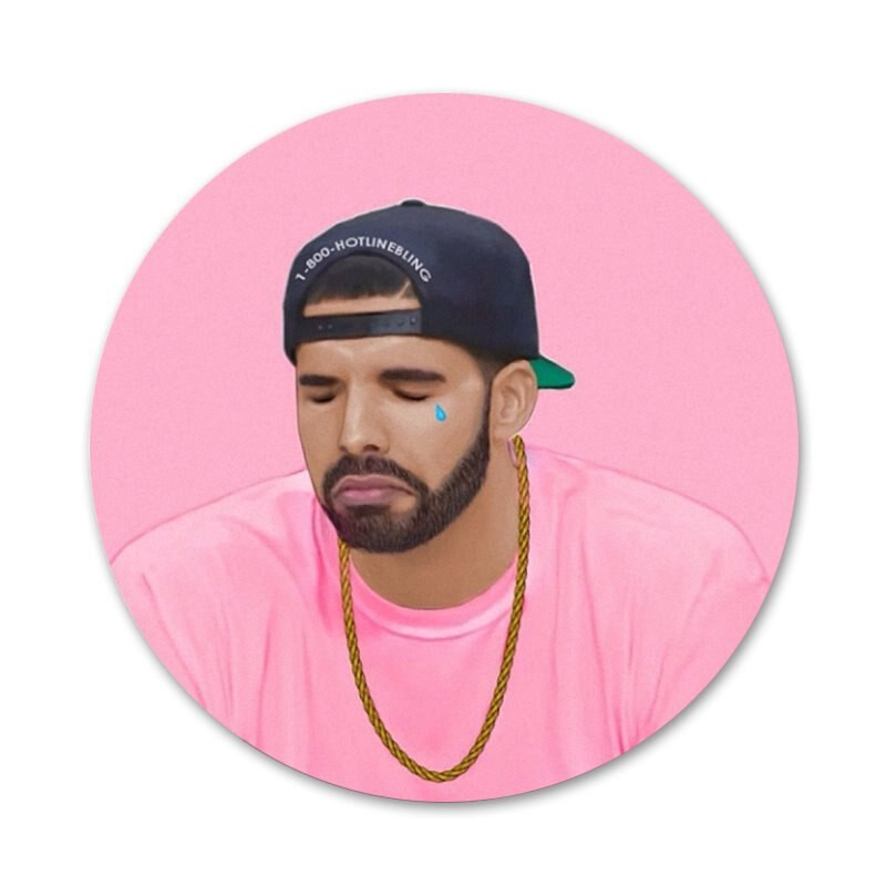 Rapper Drake Ikone Igle Dekoracija znački Broševi Metalne značke za ukrašavanje ruksaka