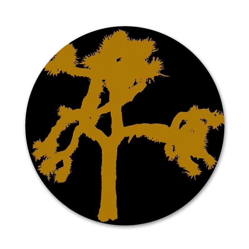 U2 Bono The Edge Icons Ace Badge Decorare Broșe Insigne metalice pentru haine Rucsac Decor 58mm