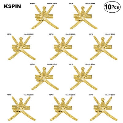 Καρφίτσες με σημαία Ομάν Σήμα καρφίτσα καρφίτσα καρφίτσες σήματα 10 τεμ.