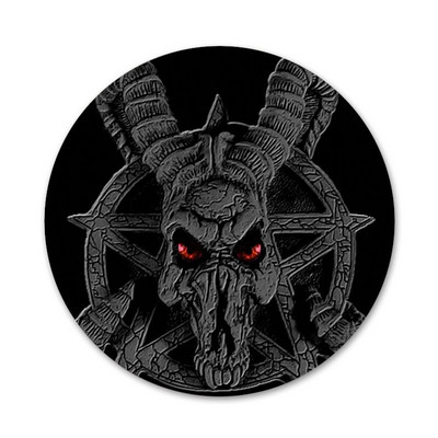 Demonic Satanic Badge Pross Pin Aksessuaarid riietele Seljakoti kaunistus kingitus