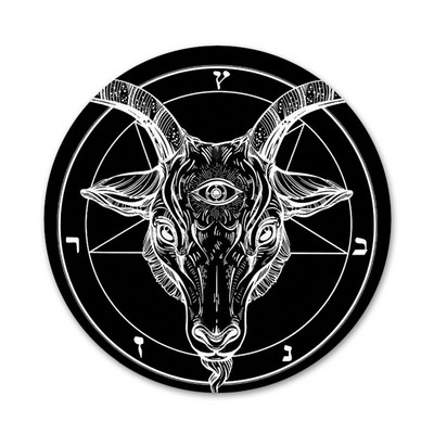 Demonic Satanic Badge Pross Pin Aksessuaarid riietele Seljakoti kaunistus kingitus