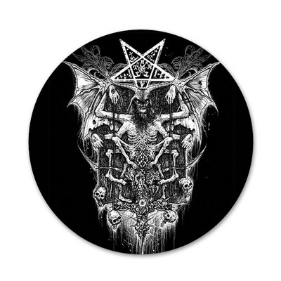 Demonic Satanic Badge Pross Pin Aksessuaarid riietele Seljakoti kaunistus kingitus
