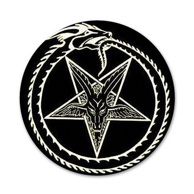 Demonic Satanic Badge Pross Pin Aksessuaarid riietele Seljakoti kaunistus kingitus
