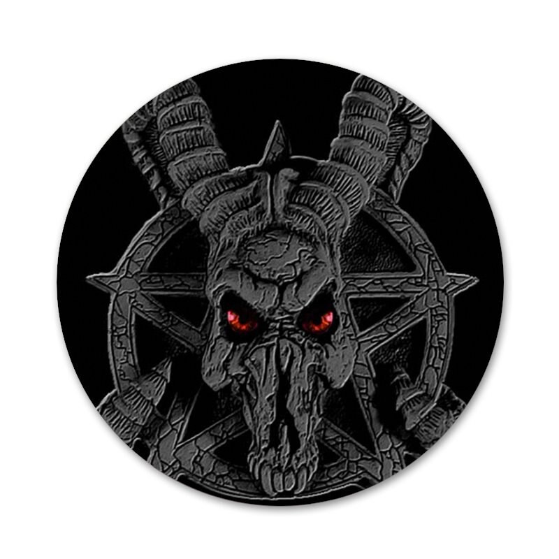 Demonic Satanic Badge Pross Pin Aksessuaarid riietele Seljakoti kaunistus kingitus