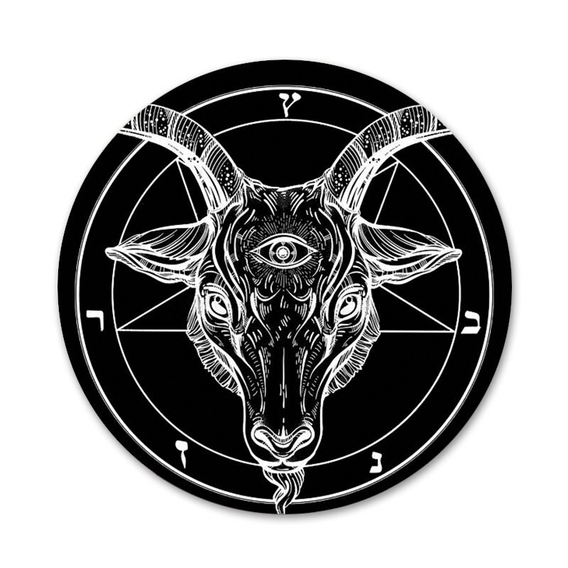 Demonic Satanic Badge Pross Pin Aksessuaarid riietele Seljakoti kaunistus kingitus