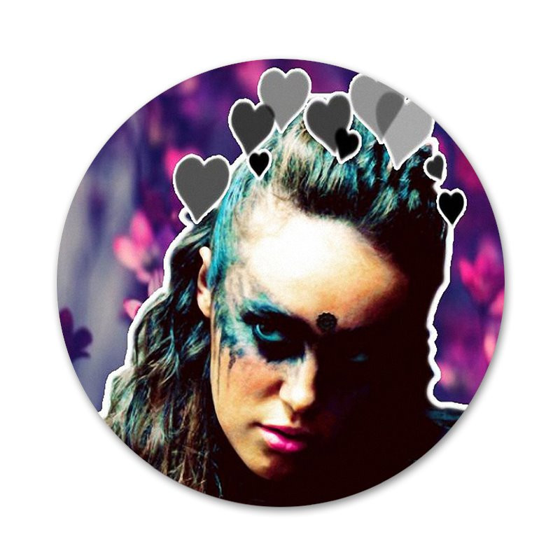 58 mm Heda Lexa 100 telesaate märk, pross, nööpnõel Aksessuaarid riiete jaoks Seljakoti kaunistus kingitus