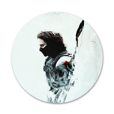 58 mm Bucky Barnes Ikone Igle Dekoracija znački Broševi Metalne značke za ukrašavanje ruksaka
