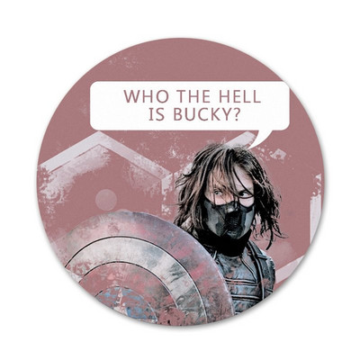 58 mm Bucky Barnes Ikone Igle Dekoracija znački Broševi Metalne značke za ukrašavanje ruksaka