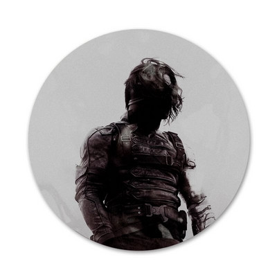 58 mm Bucky Barnes Ikone Igle Dekoracija znački Broševi Metalne značke za ukrašavanje ruksaka