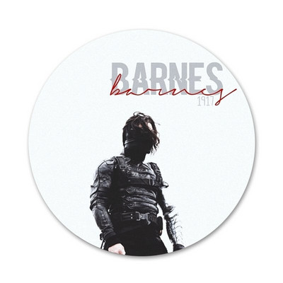 58 mm Bucky Barnes Ikone Igle Dekoracija znački Broševi Metalne značke za ukrašavanje ruksaka