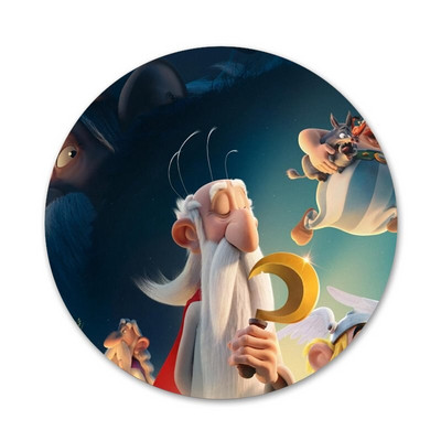 58 mm multikas asterix ja obelix ikoonid nööpnõelad märgi kaunistus prossid metallist märgid riiete jaoks seljakoti kaunistus