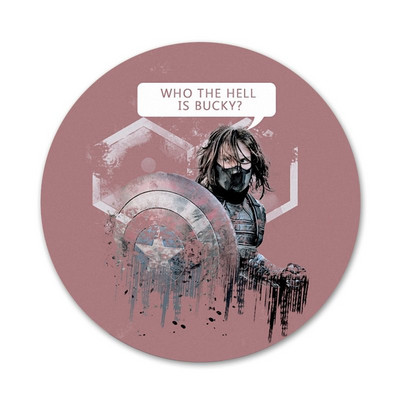 Bucky Barnesi ikoonid nööpnõelad märkide kaunistus prossid metallist märgid seljakoti kaunistamiseks