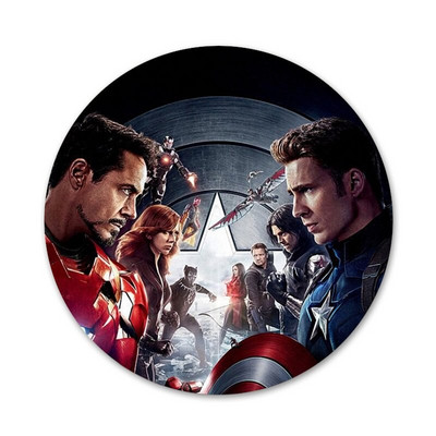 Bucky Barnesi ikoonid nööpnõelad märkide kaunistus prossid metallist märgid seljakoti kaunistamiseks