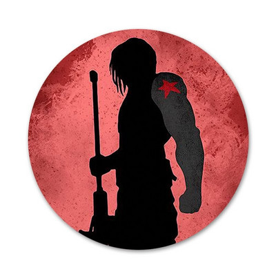 Bucky Barnesi ikoonid nööpnõelad märkide kaunistus prossid metallist märgid seljakoti kaunistamiseks