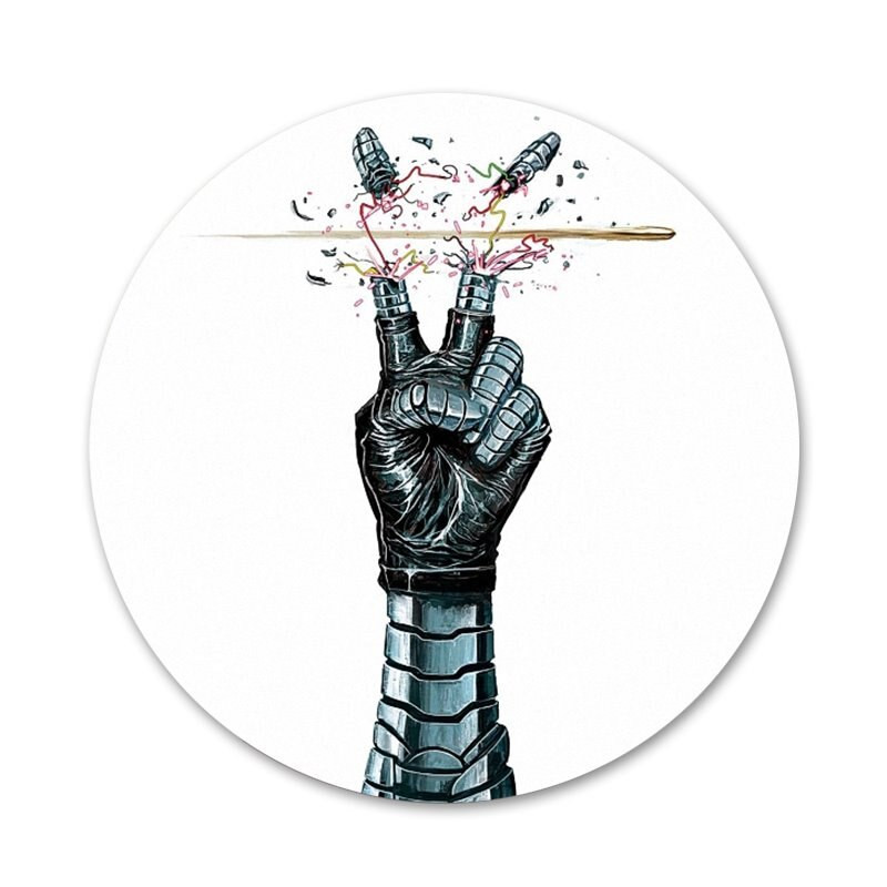 Bucky Barnesi ikoonid nööpnõelad märkide kaunistus prossid metallist märgid seljakoti kaunistamiseks