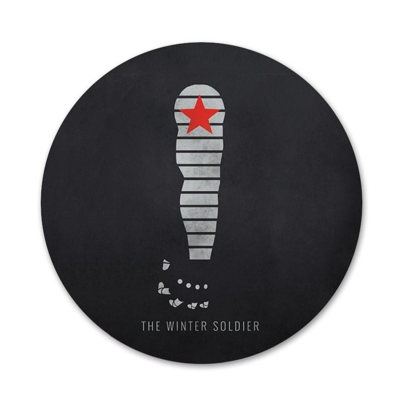 Bucky Barnesi ikoonid nööpnõelad märkide kaunistus prossid metallist märgid seljakoti kaunistamiseks