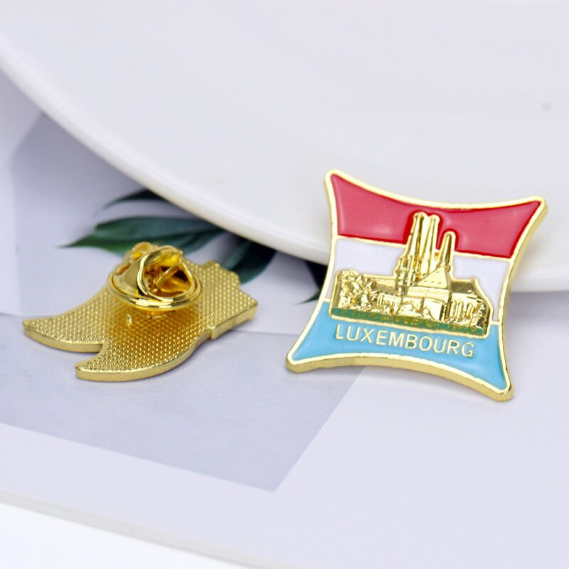 Metalna značka Ujedinjeno Kraljevstvo Njemačka, Češka Republika, Luksemburg Nacionalna zastava broš ukrašen dodacima za dječačka odijela