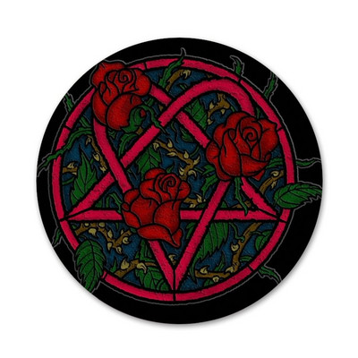 58 mm Fashion Him Heartagram logo ikoonid nööpnõelad märgi kaunistus prossid metallist märgid riiete jaoks seljakoti kaunistus