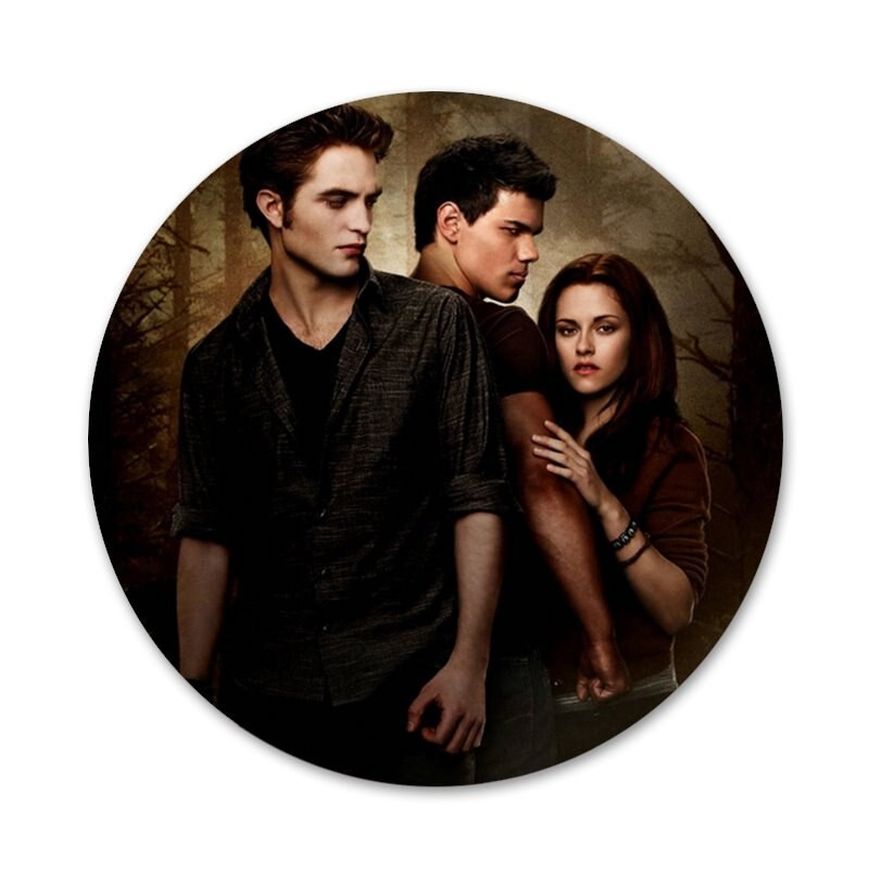 „Twilight Saga“ ženklelio sagės segtukas Priedai drabužiams Kuprinės dekoravimo dovana