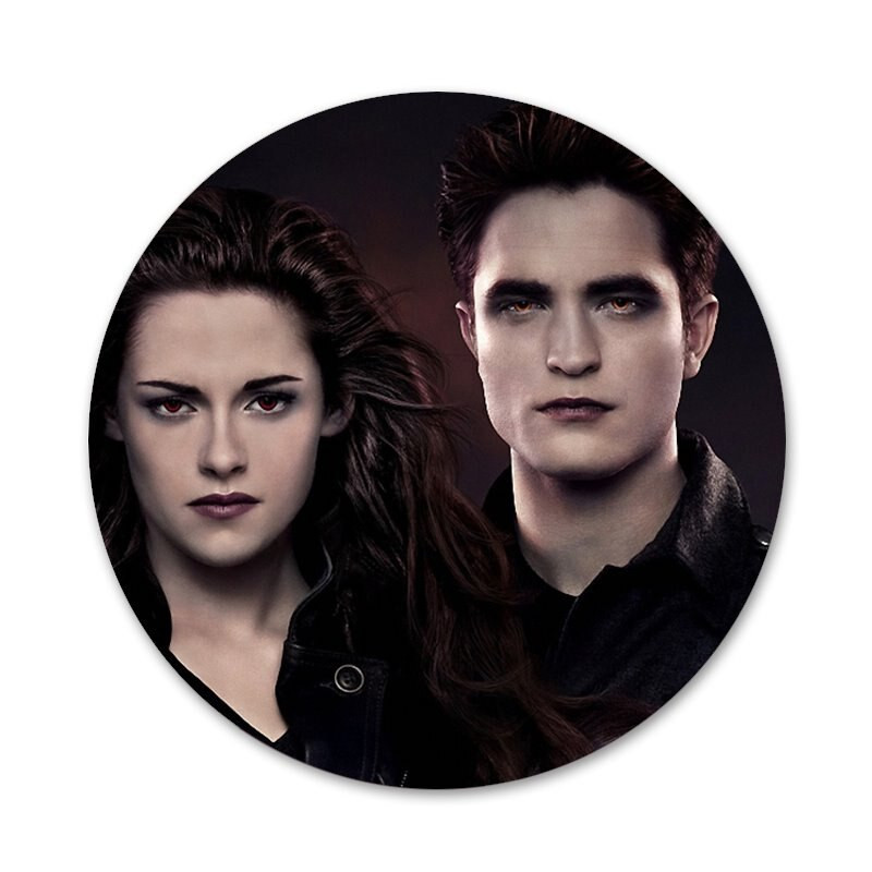 „Twilight Saga“ ženklelio sagės segtukas Priedai drabužiams Kuprinės dekoravimo dovana