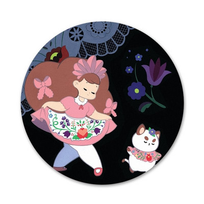 Pčelica i mačak broš značka igla dodaci za odjeću ruksak ukras dar